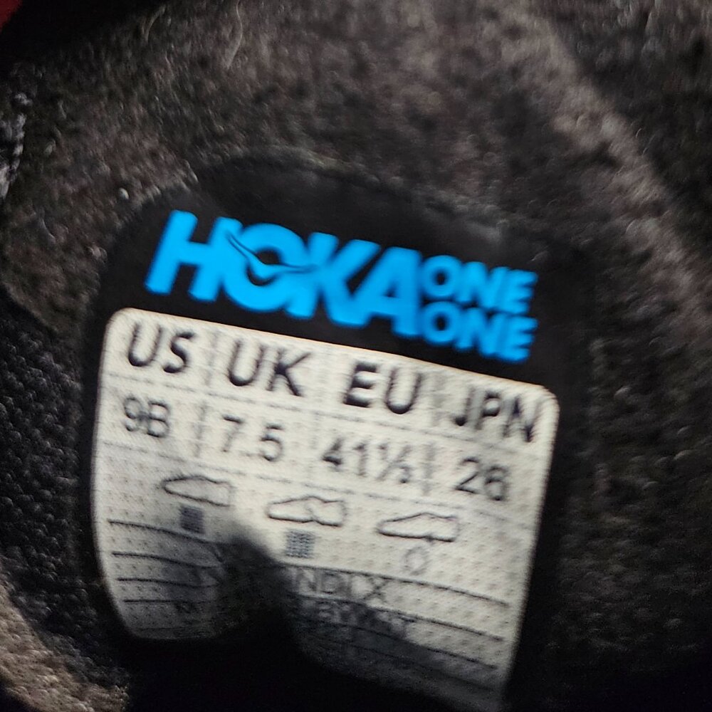 HOKA One One in Black, Size Women 9, Used Once, Almost Brand New Condition - Picture 5 of 8